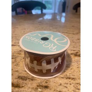 RG football ribbon, 2.5 x 10 yards, 100% polyester